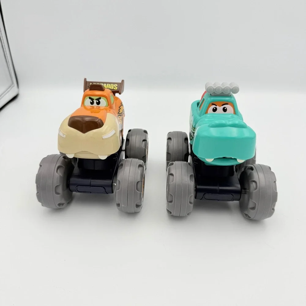 Monster Truck Toys Cheetah Crocodile Set Roaring Sounds Kids‎ Friction Push Pull